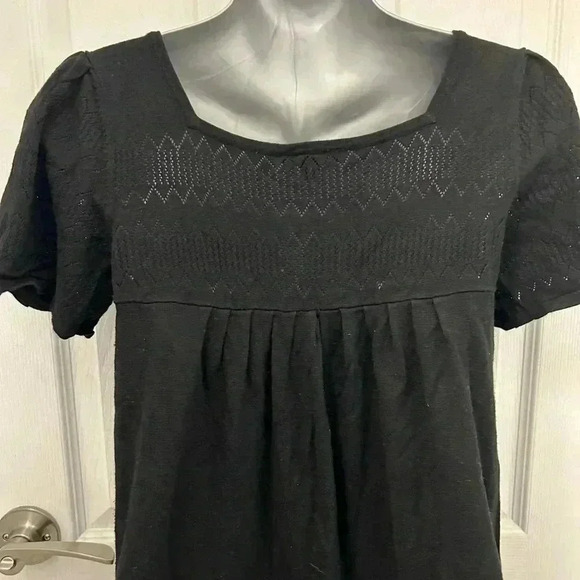 Jacob Black, Knit, Short-Sleeved Shirt with embroidery pattern, Sz Small - Picture 6 of 6